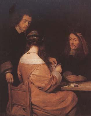 TERBORCH, Gerard The Card-Players (mk08) Germany oil painting art